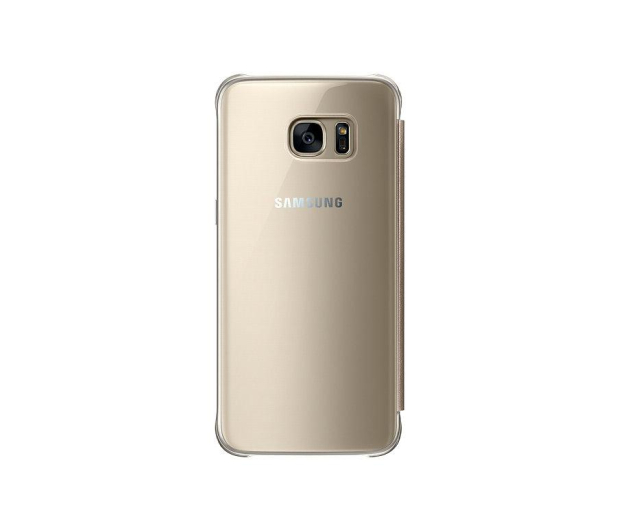 Samsung Clear View Cover do Samsung Galaxy S7 Edge złoty - 291566 - zdjęcie 2